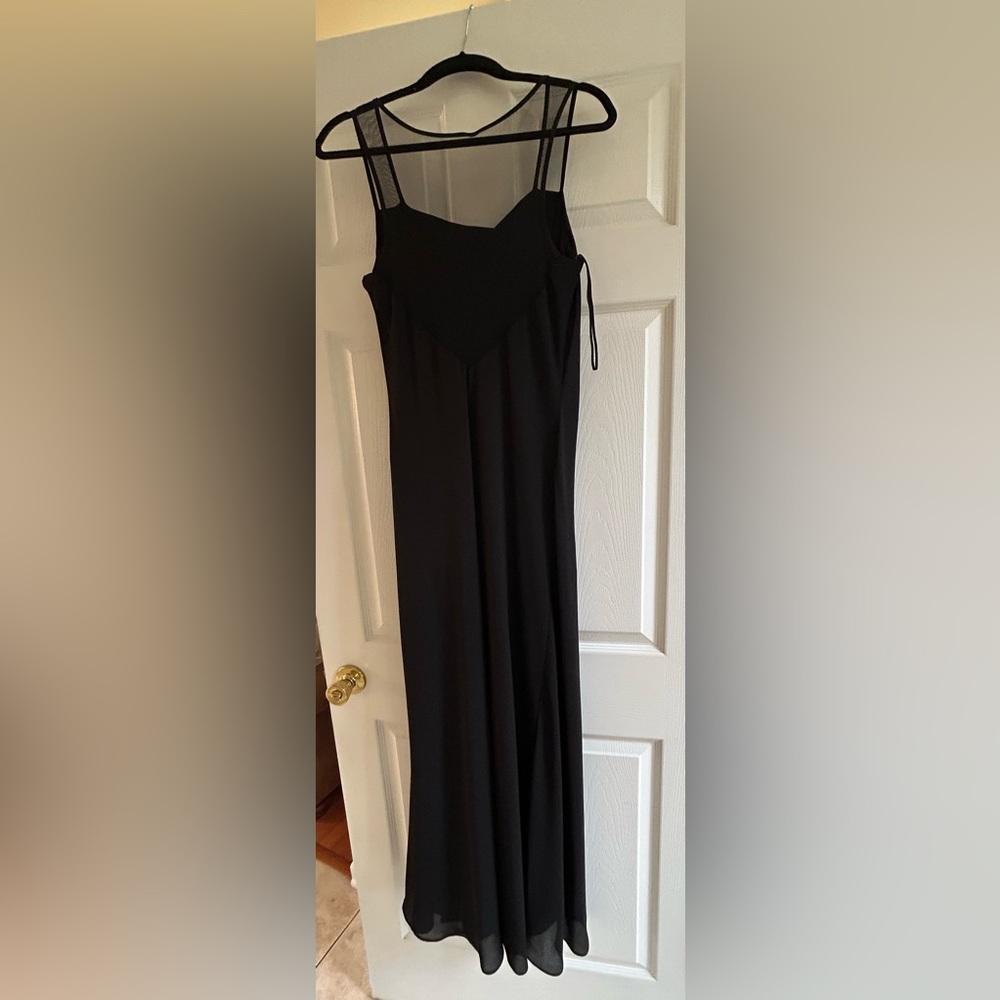 Betsy & Adam black dress, Size L, gently used, perfect for an evening event